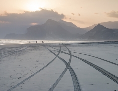 The beach at the village Mughsail