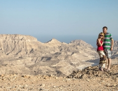 Eva and Tom at the nameless canyon