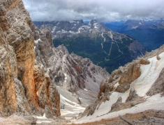 The beuatiful view on the whole mountains