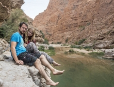 Wadi Shab Eva & Tom