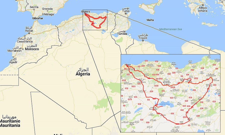 Algeria Travel Itinerary