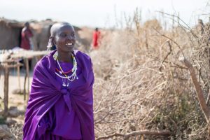 Young masai women