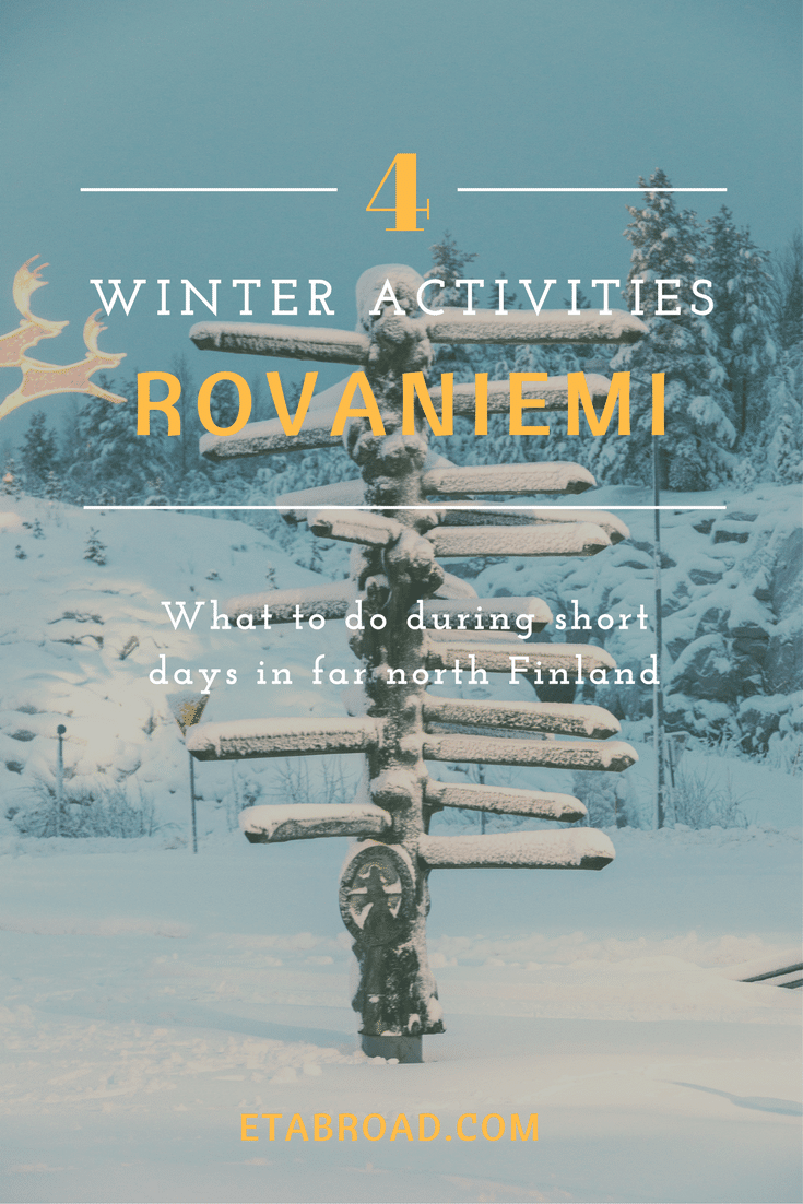 4 Winter activities in Rovaniemi