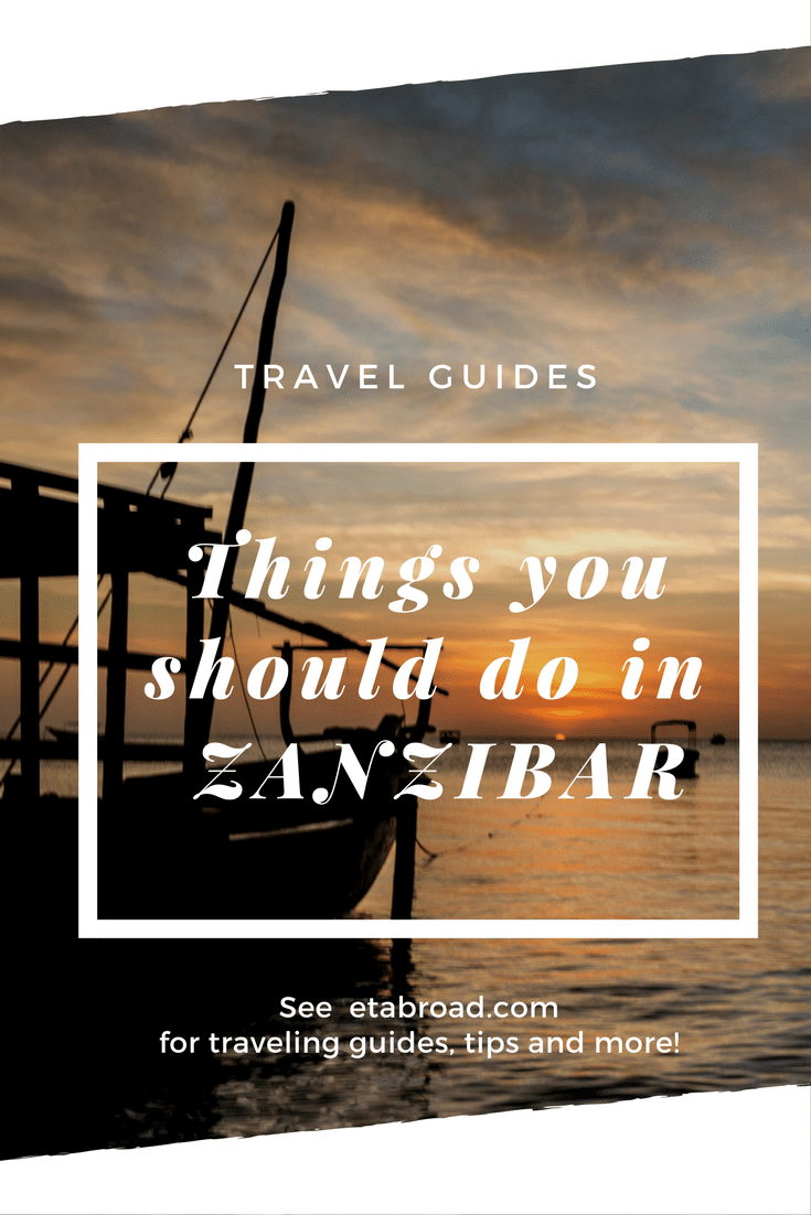 Travel guide to Zanzibar