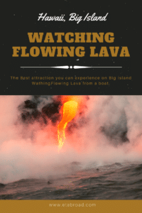 Big Island - Lava tour