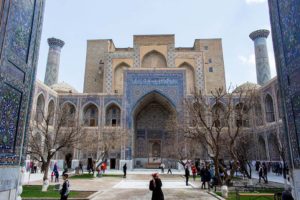 Samarkand - Registan square madrasa inside