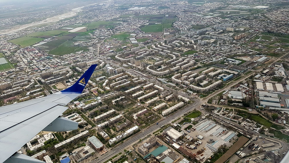 Aerial view of Tashkent