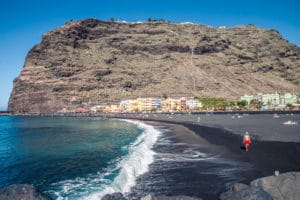 Beautiful beach on Tazacorte