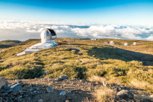 observatories at the top of La Palma
