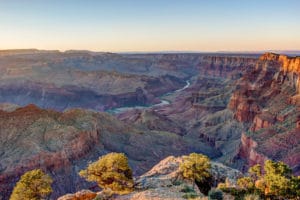 The American Grand Canyon is very colorful