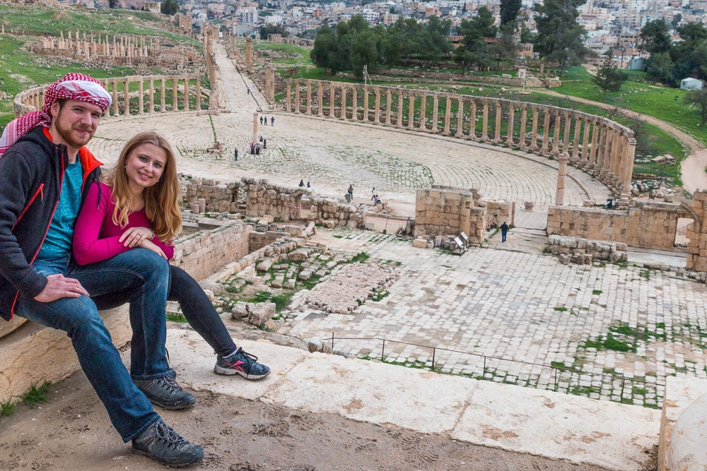 Jerash offers a walk through the archaeological site