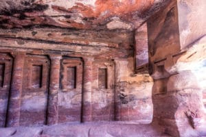 Petra tomb inside