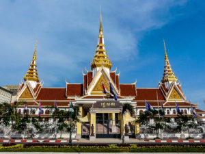 Majestic Royal Palace in the capital of Phnom Penh