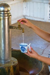 Healing water in the spa