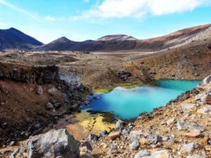 Tonariro national park - blue lakes
