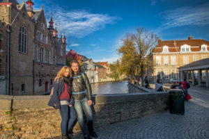 Romantic Bruges in fall