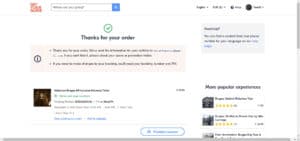 GetYourGuide - order your trip