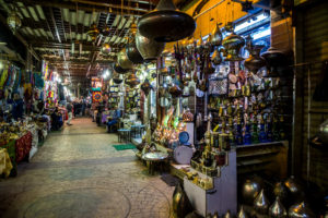 Arabic market in Egypt