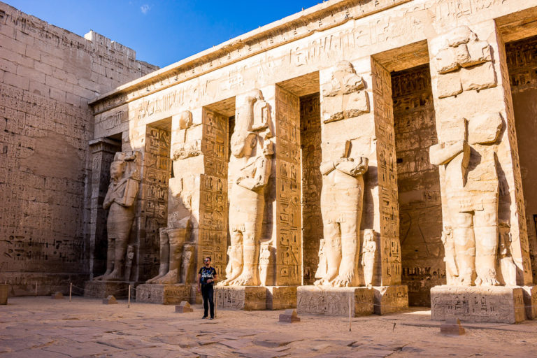 beautiful Medinet Habu temple - E&T Abroad