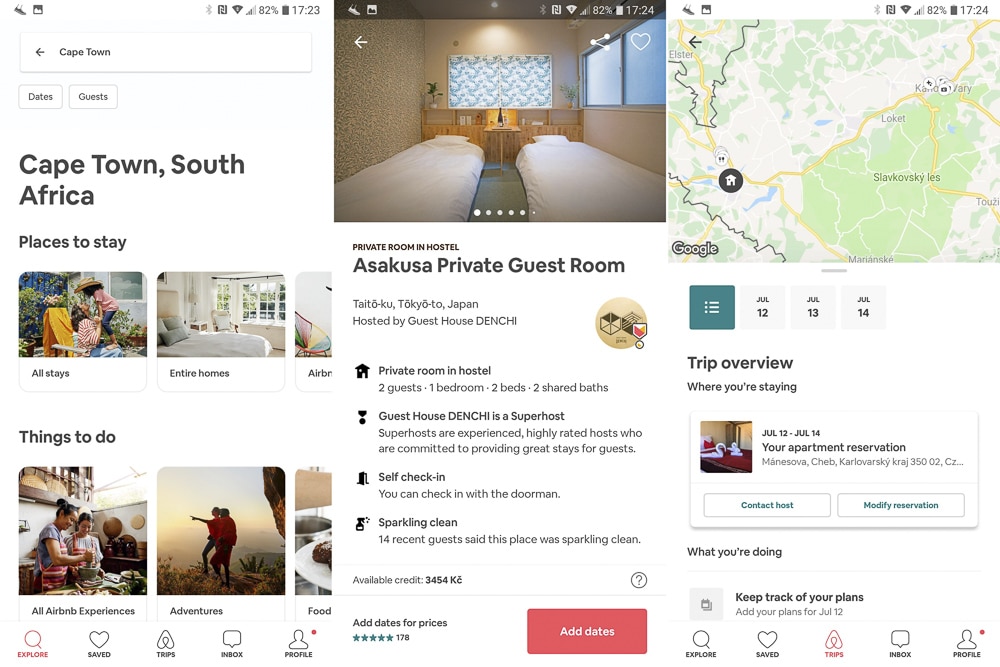 Airbnb Travel App