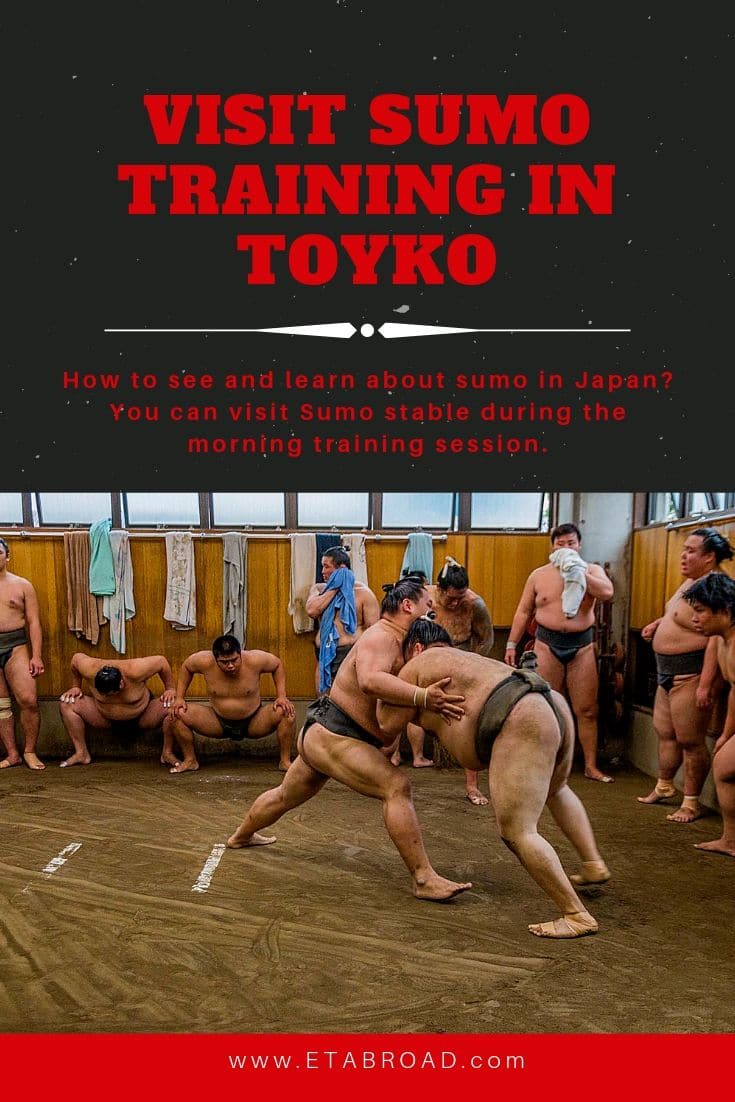 Visit Sumo Training in Tokyo