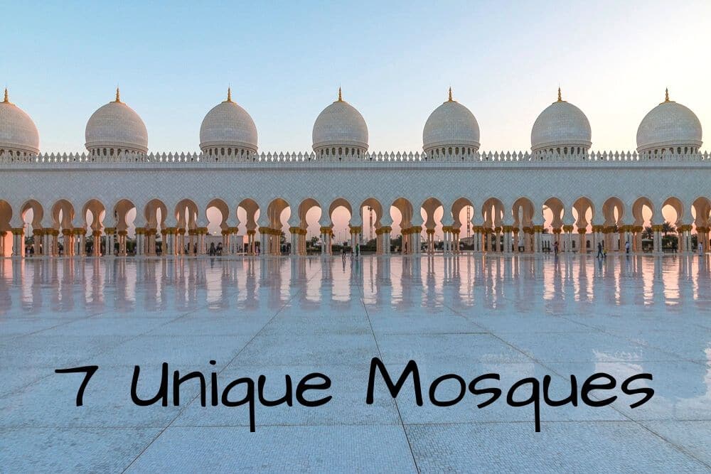 7 unique mosques