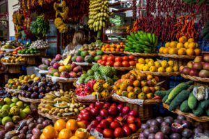 Fruit in the local market in Madeira