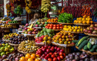 Fruit in the local market in Madeira
