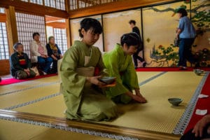 Tea ceremony in Japan