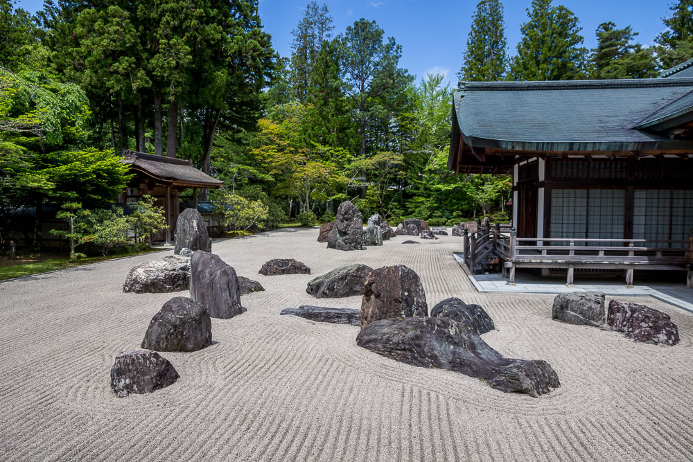 Buddhist zen garden