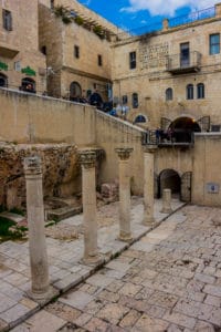 Old Roman street in Jerusalem